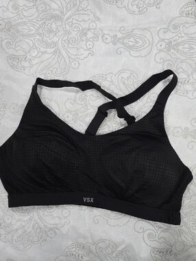 Victoria's Secret Black VSX Perforated Sports Bra